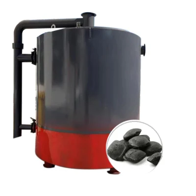 Оборудование для производства древесного угля, печь с активированным углем из твердой древесины, печь для карбонизации древесного угля для барбекю/кальяна